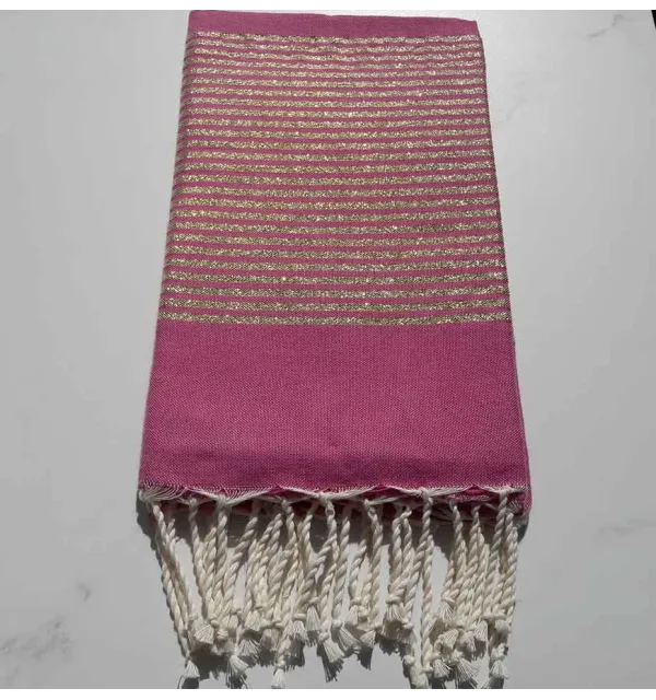 Fouta lurex amaranto 