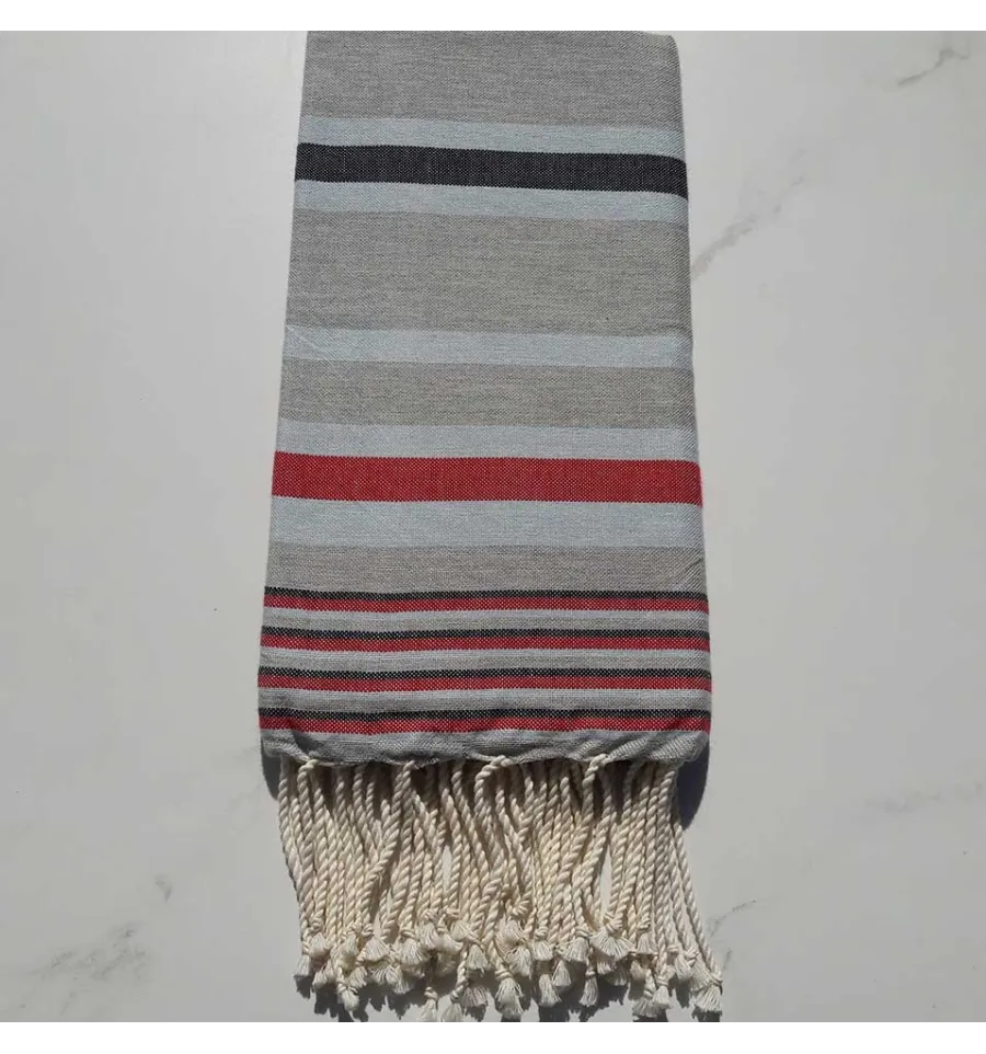 Fouta piatta Beigeasse 