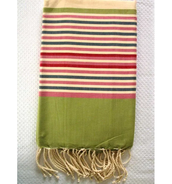 Fouta ziwane verde olivastro 