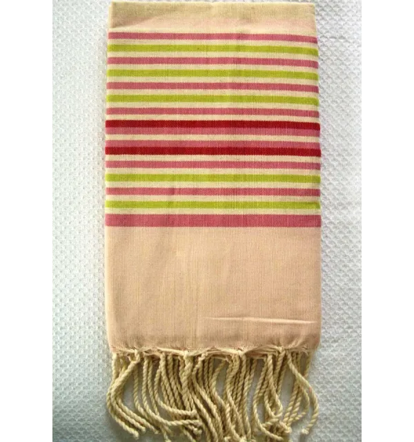 fouta ziwane multicolori Albicocca 