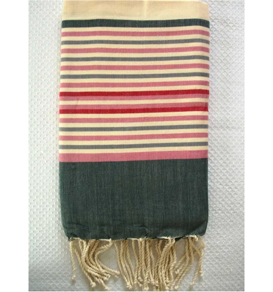 Fouta ziwane verde scuro 