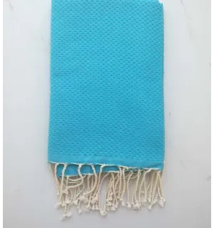 Fouta nido d'ape unita uovo di pettirosso 