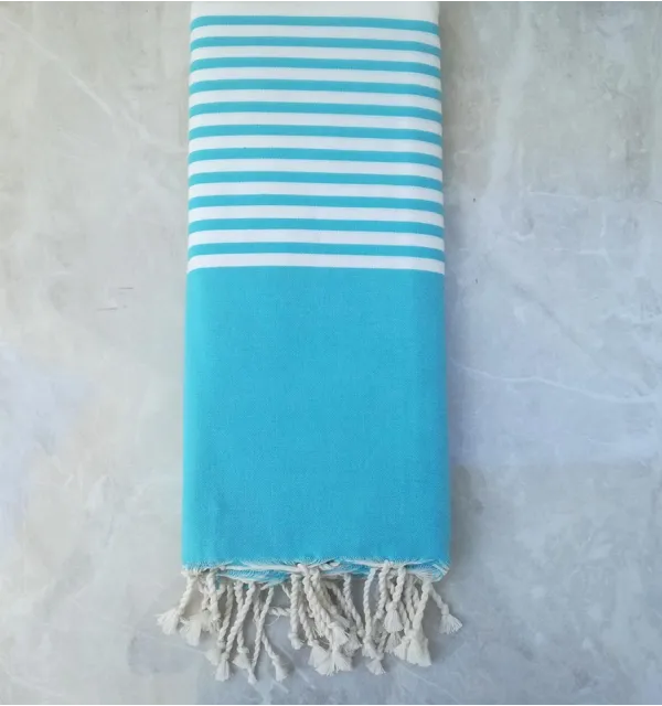 grande fouta blu chiaro 1.5m*2.5m 