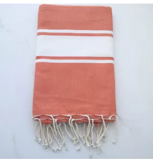 Fouta piatta mogano 