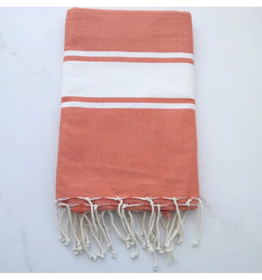 Fouta piatta mogano 