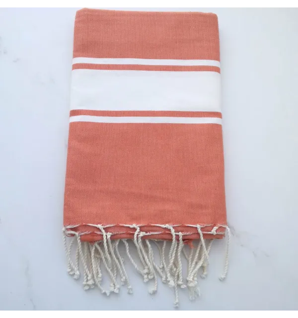 Fouta piatta mogano 