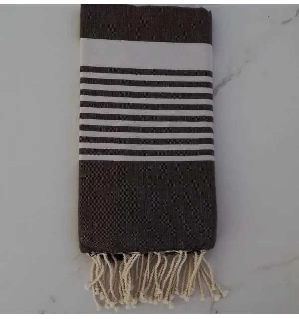 Fouta arturo marrone scuro 