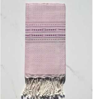 Fouta thalasso glicine e malva chiaro 