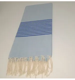 Grande fouta blu cielo 