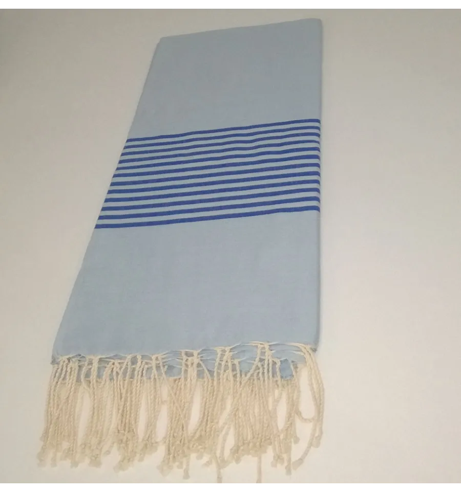 Grande fouta blu cielo 