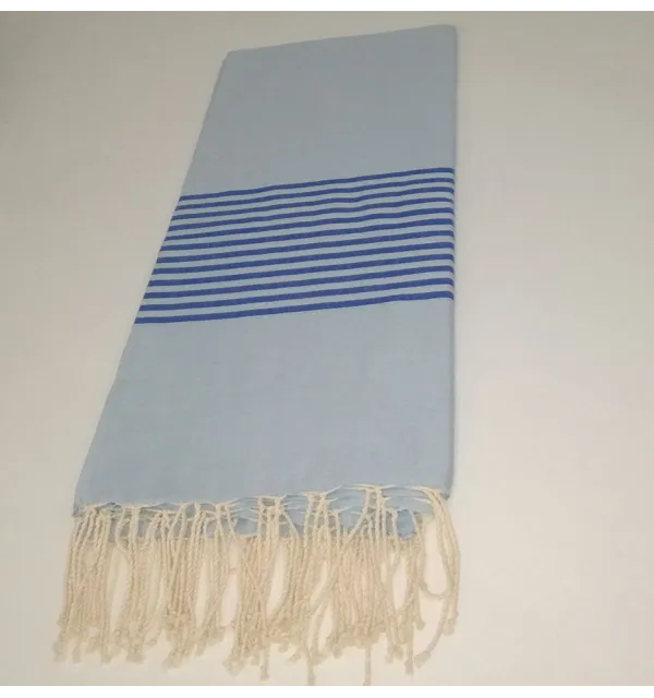 Grande fouta blu cielo 