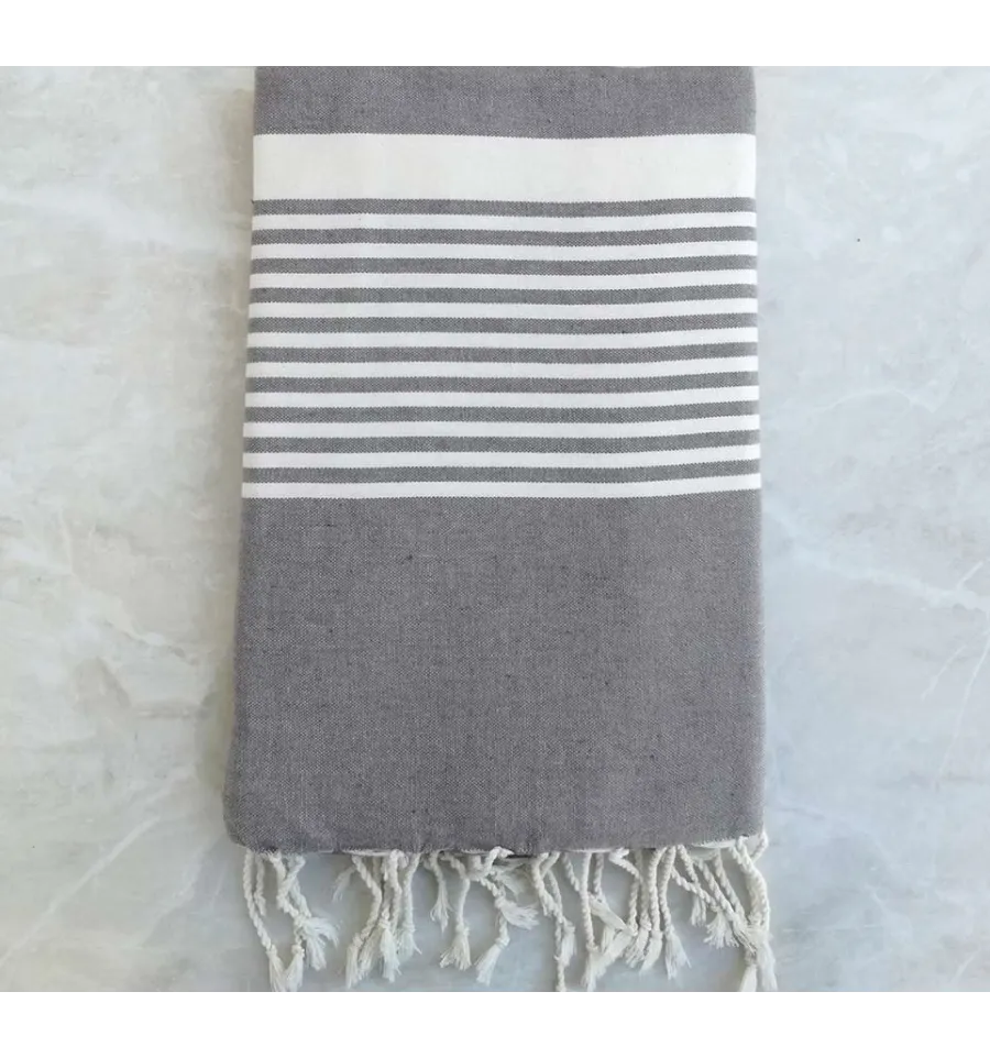 Fouta medio taupe 1.5m/2.5m 