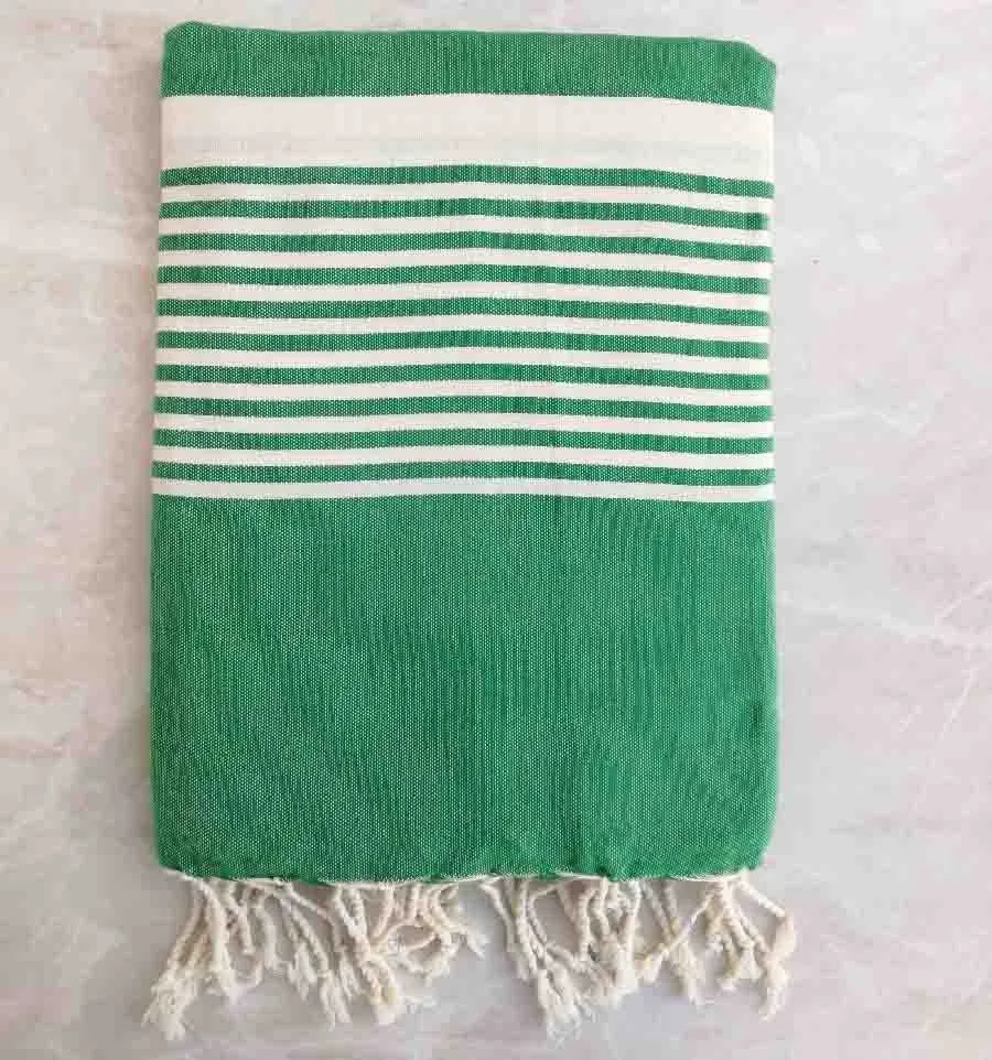 Fouta medio verde 1.5m/2.5m 