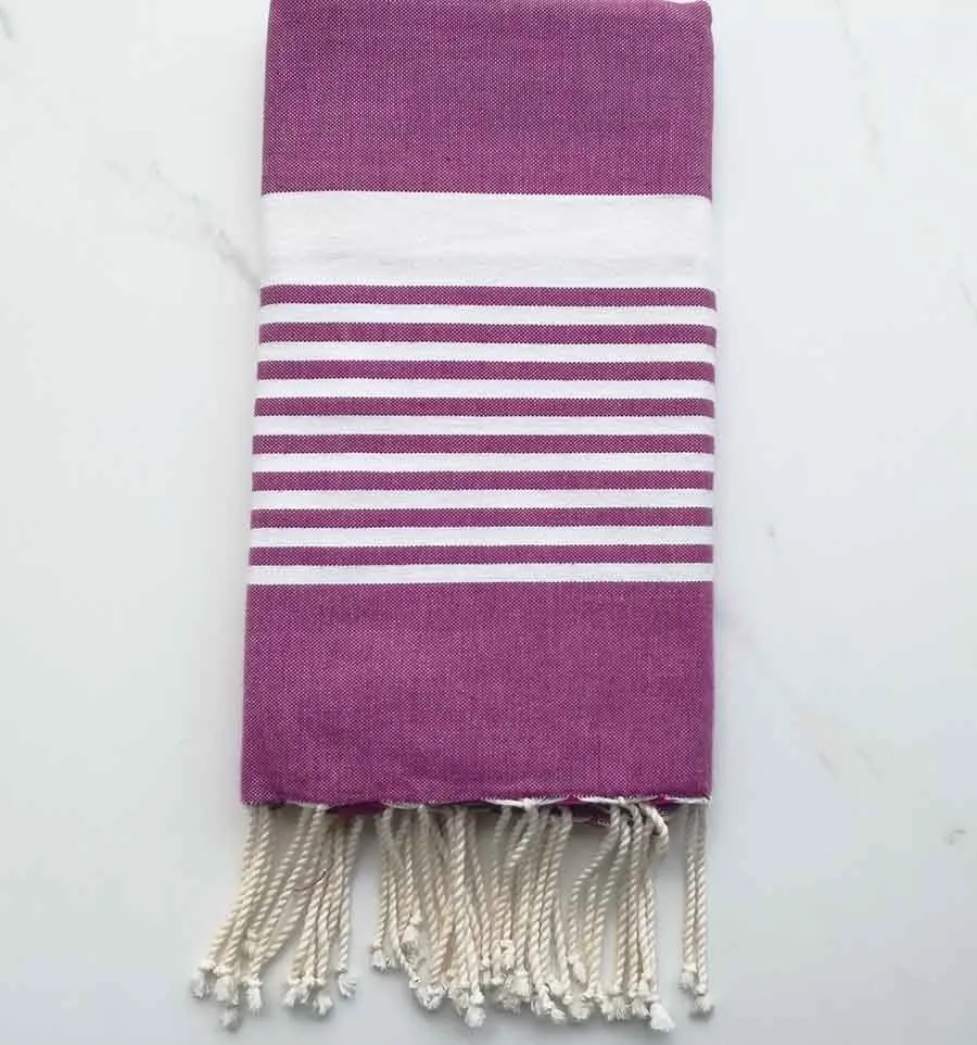 Fouta arturo melanzana viola 