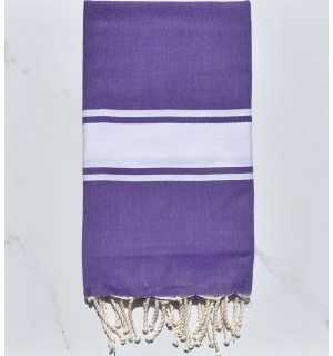 Telo mare ametista viola Fouta Tunisia - 1 2