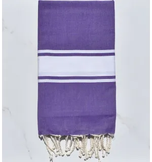 Telo mare ametista viola Fouta Tunisia - 1 2