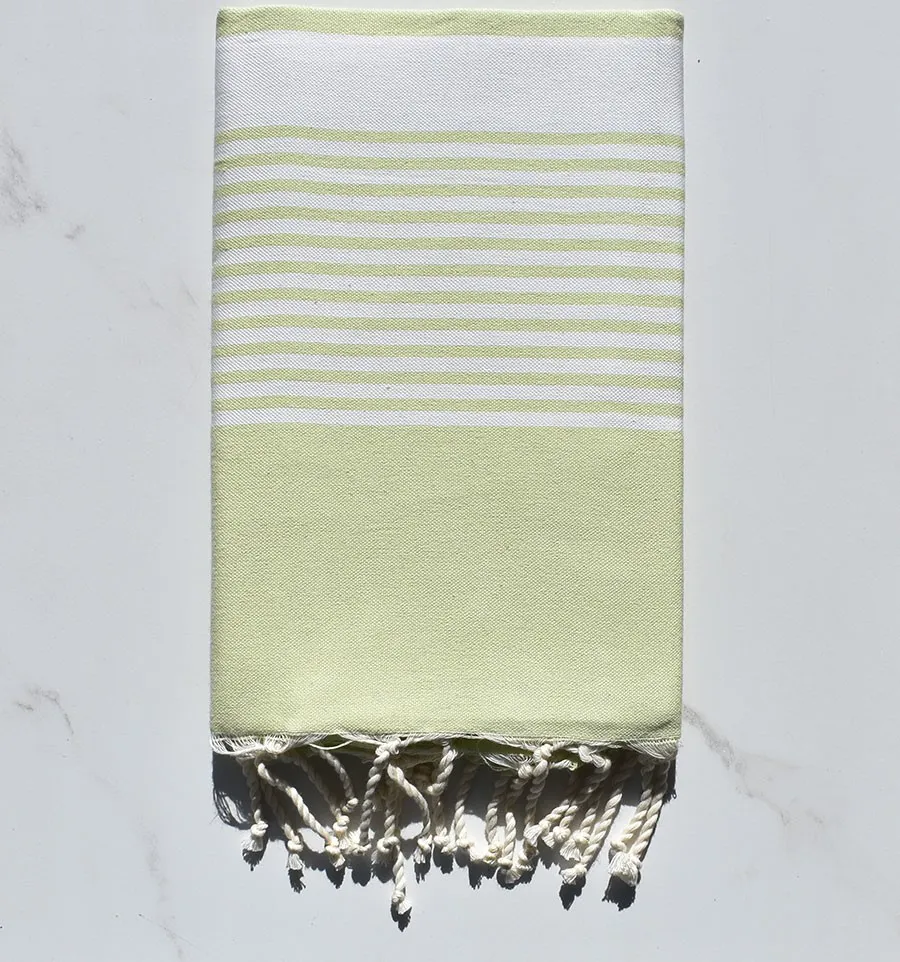 Fouta arturo verde pastello 