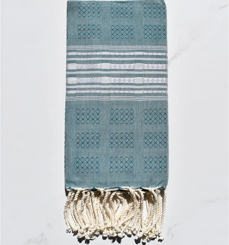 Fouta thalasso verde pino 