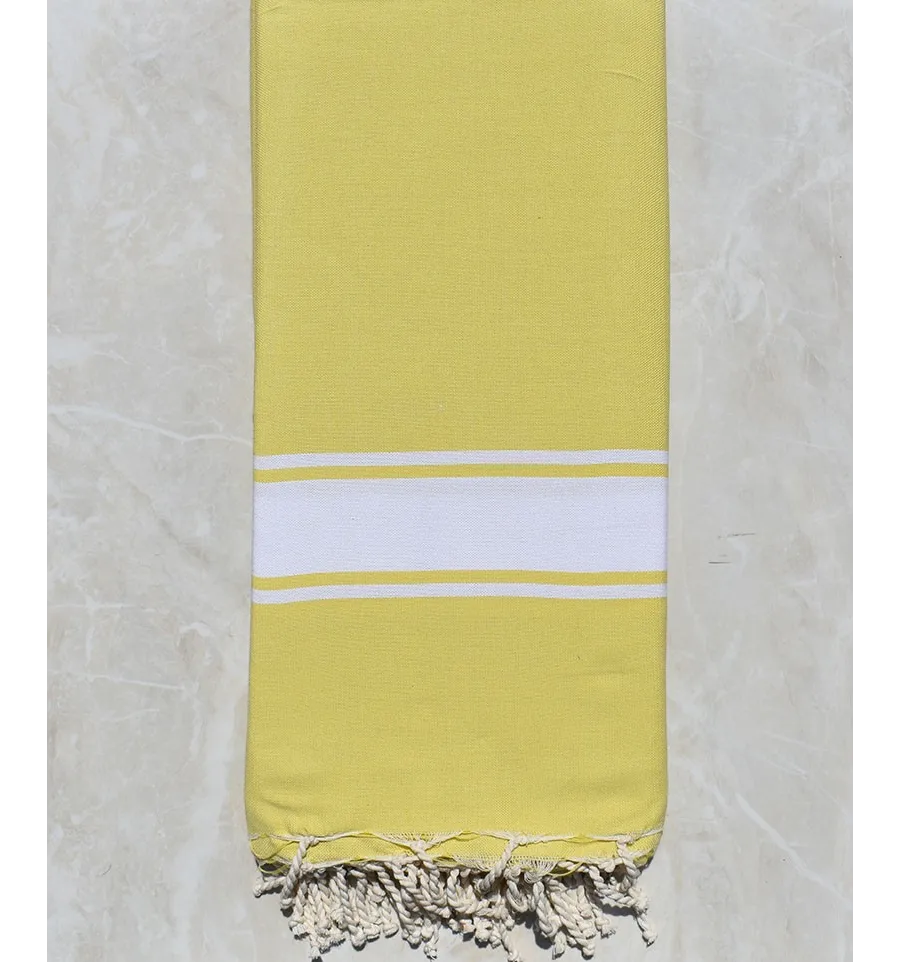 Grande Fouta burro giallo 2m/2m 