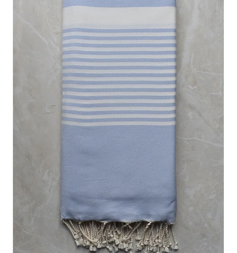 Grande fouta luce blu pallido 2m/3m 