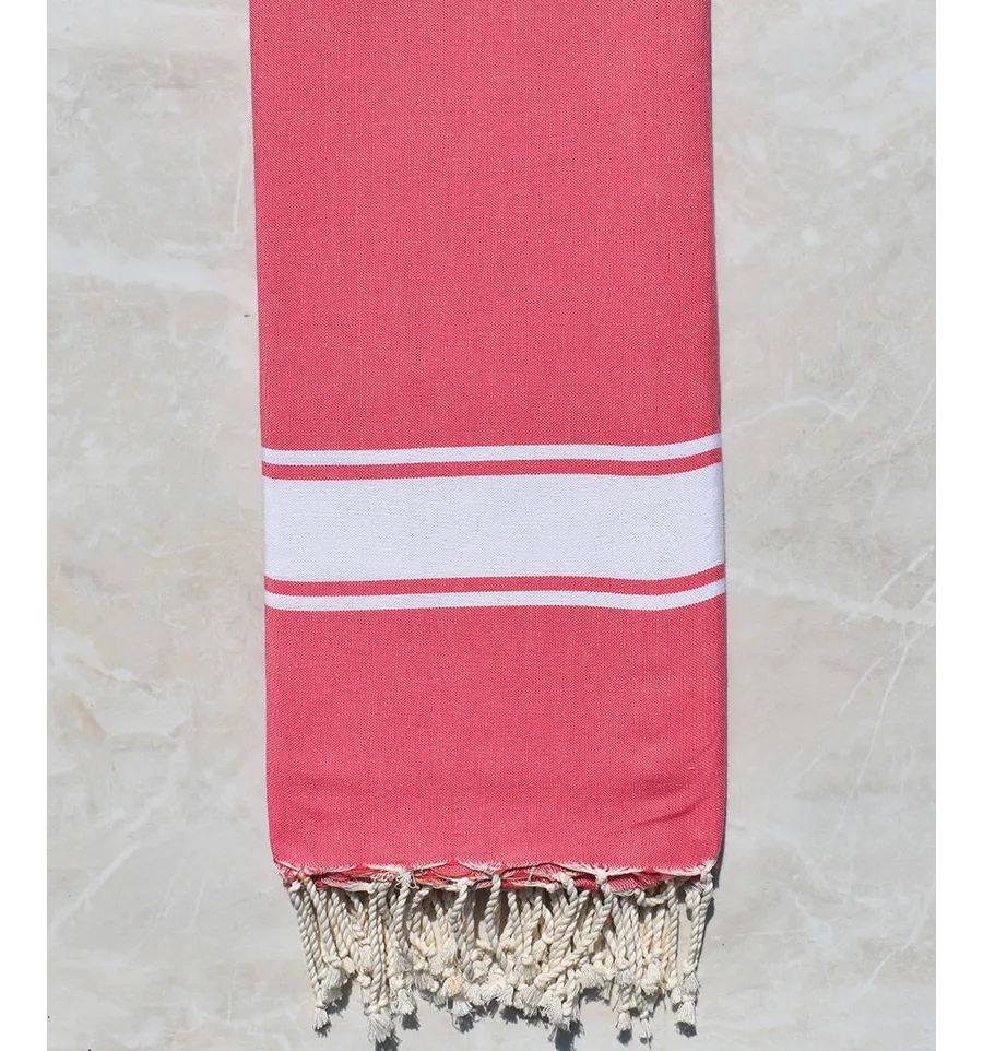 Grande fouta rosa fragola 2m*2m 