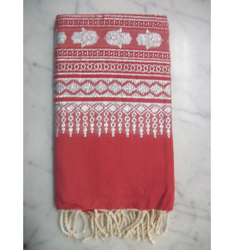 Fouta khomsa rosso veneziano 