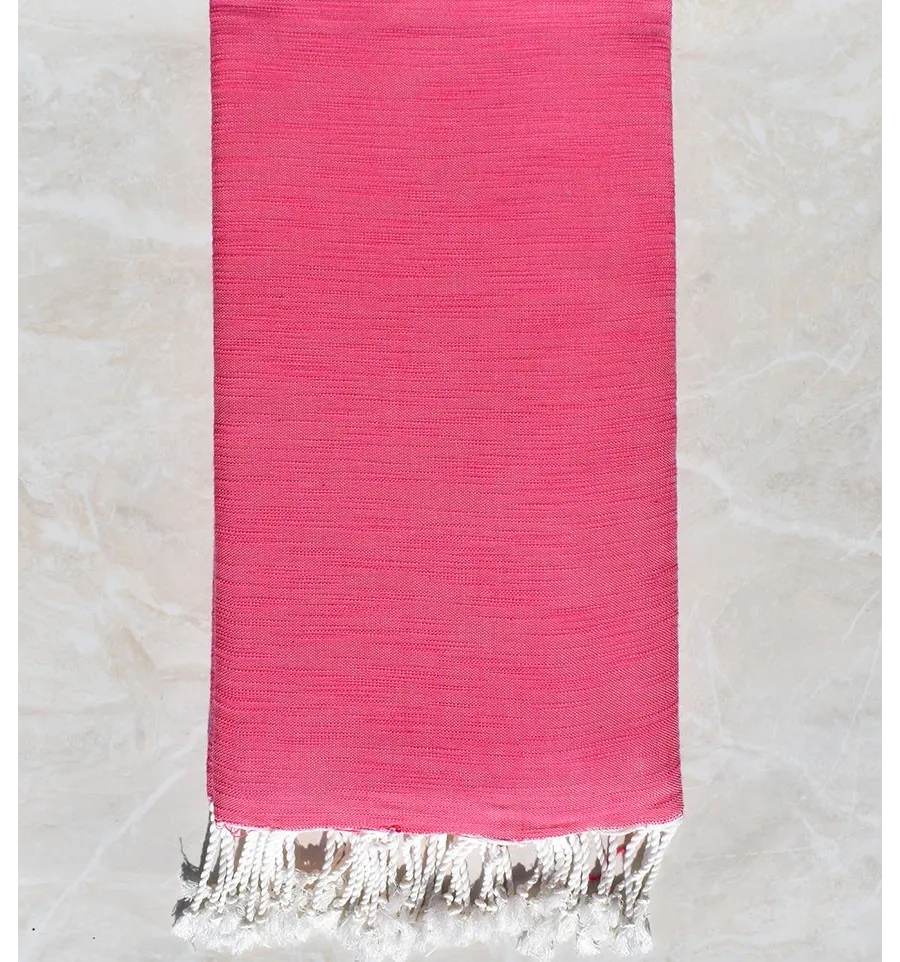 Grande fouta rosa fiammato 