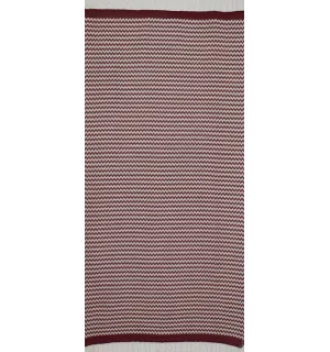 Fouta zigzag Bordeaux Fouta Tunisia - 3 2