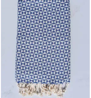 Fouta farfalla blu 