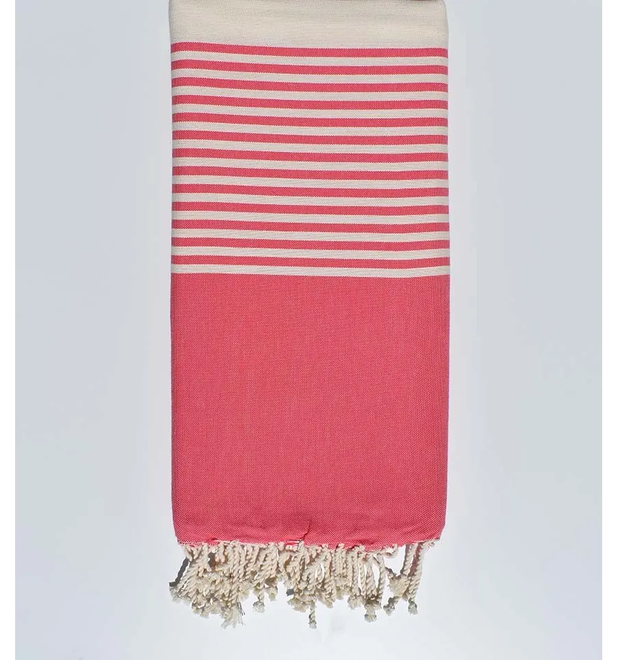 Grande fouta rosa 