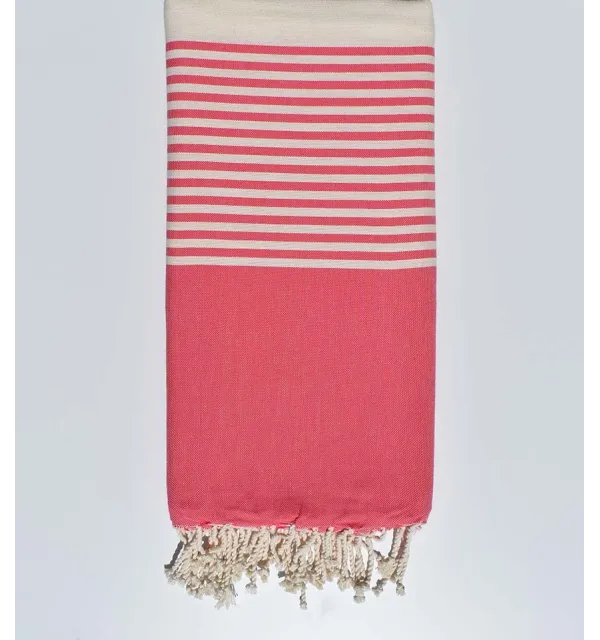 Grande fouta rosa 