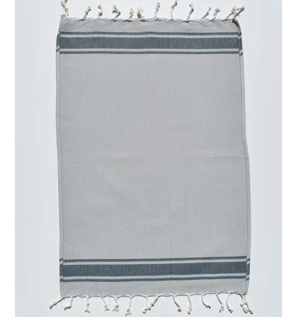 mini fouta grigio blu 