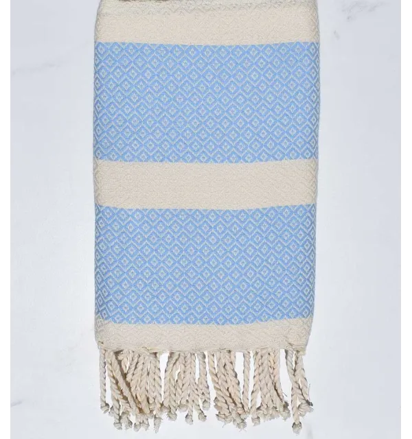 Fouta chevron blu reale 