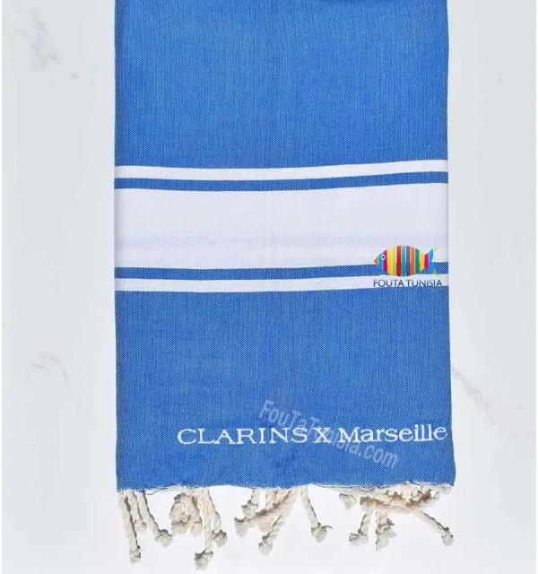 Telo mare ricamato CLARINS Fouta Tunisia - 1