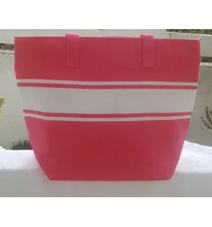 Sac de plage rose fushia Fouta Tunisia - 2