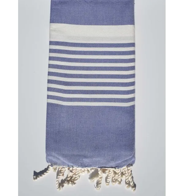 Telo mare arturo colore lavanda blu Fouta Tunisia - 1