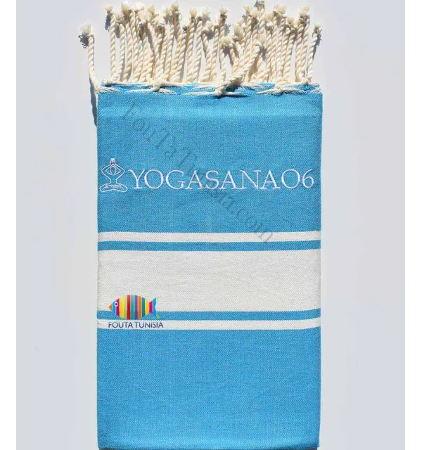 Telo mare ricamato per yoga Fouta Tunisia - 5