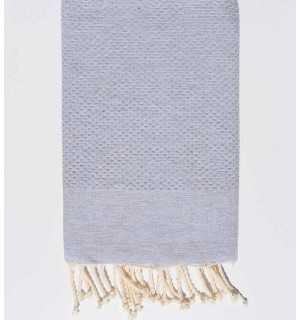 Telo mare unita grigio chiaro Fouta Tunisia - 1